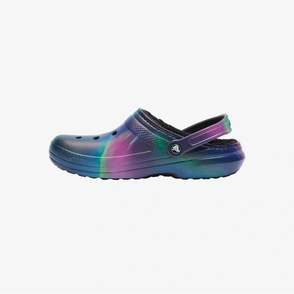 Crocs Classic Lined Clogs Men's Black/Multi - SCI-FI - Picture 2 of 7